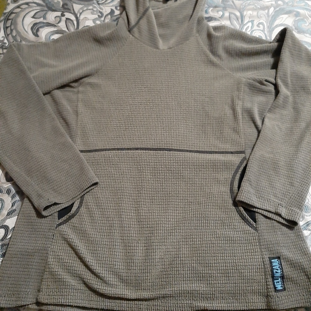 **UPDATED***  Melanzana microgrid hoodie